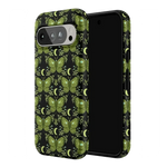 Mystic Moths | Green Twilight Case Phone Case get.casely 