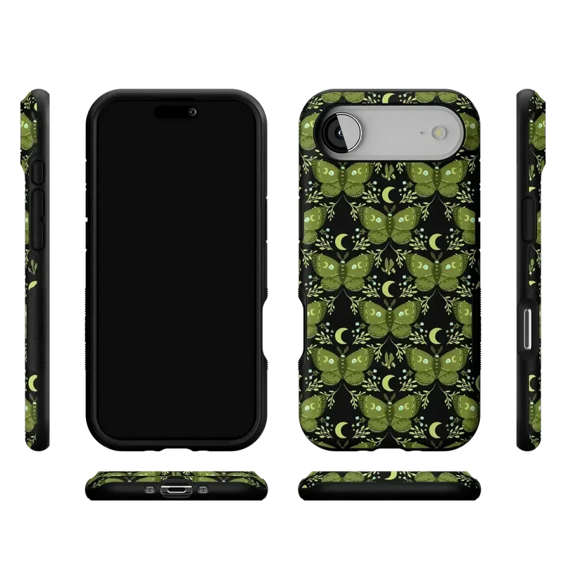 Mystic Moths | Green Twilight Case Phone Case get.casely 