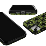 Mystic Moths | Green Twilight Case Phone Case get.casely 