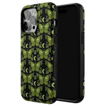 Mystic Moths | Green Twilight Case Phone Case get.casely 
