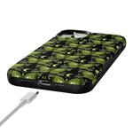 Mystic Moths | Green Twilight Case Phone Case get.casely 