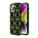 Mystic Moths | Green Twilight Case Phone Case get.casely 