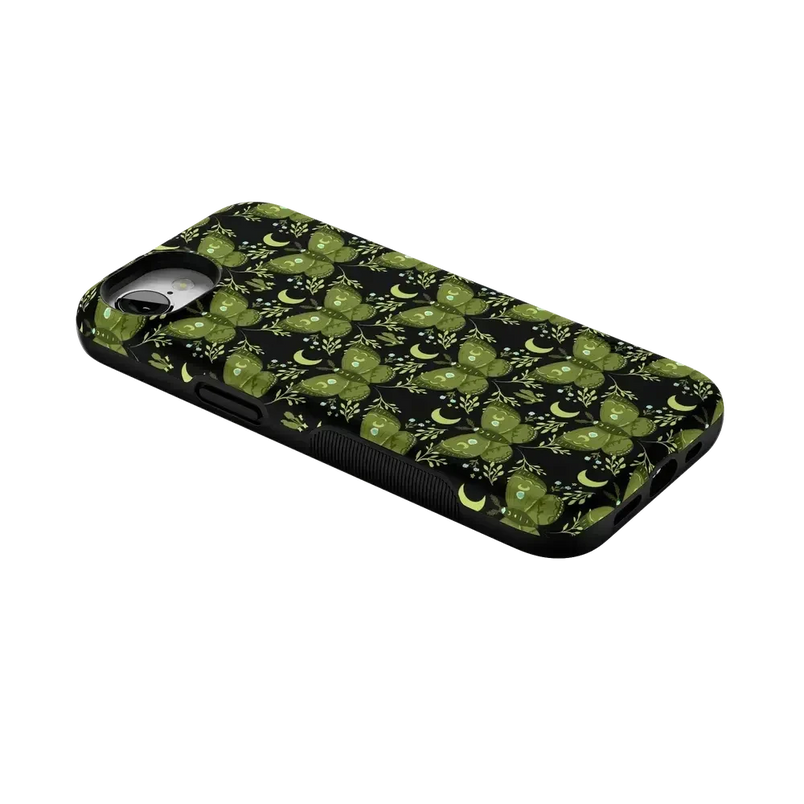 Mystic Moths | Green Twilight Case Phone Case get.casely 