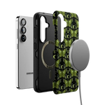 Mystic Moths | Green Twilight Case Phone Case get.casely 