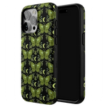 Mystic Moths | Green Twilight Case Phone Case get.casely 