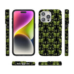 Mystic Moths | Green Twilight Case Phone Case get.casely 