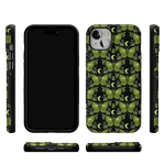 Mystic Moths | Green Twilight Case Phone Case get.casely 