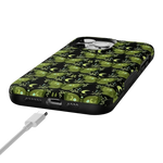 Mystic Moths | Green Twilight Case Phone Case get.casely 