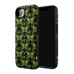 Mystic Moths | Green Twilight Case Phone Case get.casely 