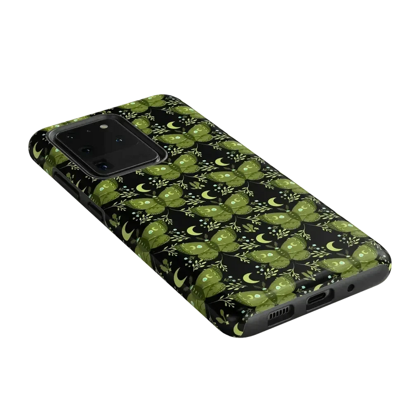 Mystic Moths | Green Twilight Case Phone Case get.casely 