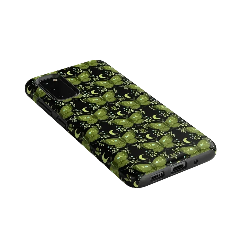 Mystic Moths | Green Twilight Case Phone Case get.casely 