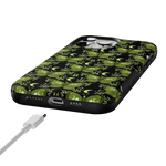 Mystic Moths | Green Twilight Case Phone Case get.casely 