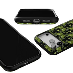 Mystic Moths | Green Twilight Case Phone Case get.casely 