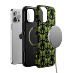 Mystic Moths | Green Twilight Case Phone Case get.casely 