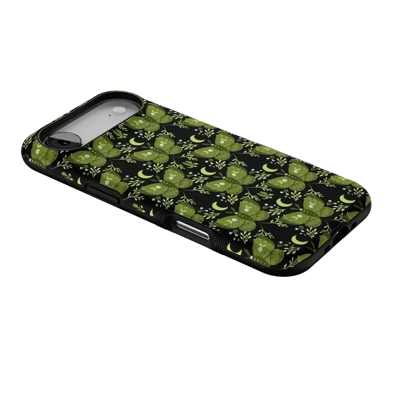 Mystic Moths | Green Twilight Case Phone Case get.casely 