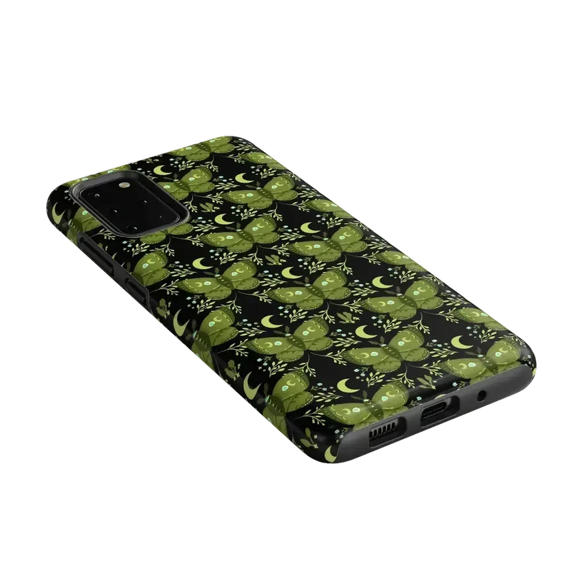 Mystic Moths | Green Twilight Case Phone Case get.casely 