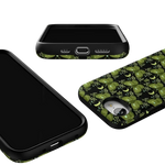 Mystic Moths | Green Twilight Case Phone Case get.casely 