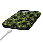 Mystic Moths | Green Twilight Case Phone Case get.casely 