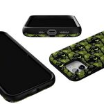 Mystic Moths | Green Twilight Case Phone Case get.casely 