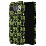 Mystic Moths | Green Twilight Case Phone Case get.casely 