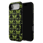 Mystic Moths | Green Twilight Case Phone Case get.casely 