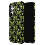 Mystic Moths | Green Twilight Case Phone Case get.casely 