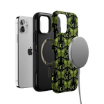 Mystic Moths | Green Twilight Case Phone Case get.casely 
