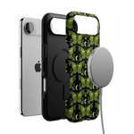 Mystic Moths | Green Twilight Case Phone Case get.casely 