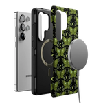 Mystic Moths | Green Twilight Case Phone Case get.casely 