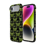 Mystic Moths | Green Twilight Case Phone Case get.casely 