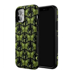Mystic Moths | Green Twilight Case Phone Case get.casely 