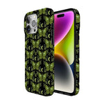 Mystic Moths | Green Twilight Case Phone Case get.casely 