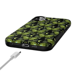 Mystic Moths | Green Twilight Case Phone Case get.casely 