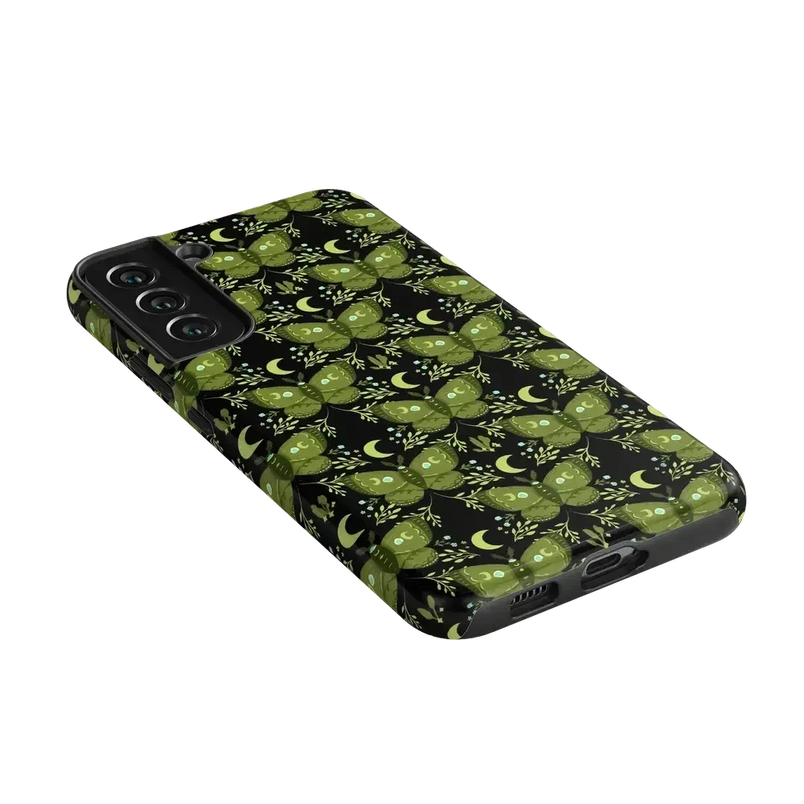 Mystic Moths | Green Twilight Case Phone Case get.casely 