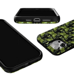 Mystic Moths | Green Twilight Case Phone Case get.casely 