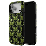 Mystic Moths | Green Twilight Case Phone Case get.casely 