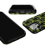 Mystic Moths | Green Twilight Case Phone Case get.casely 