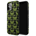 Mystic Moths | Green Twilight Case Phone Case get.casely 