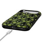 Mystic Moths | Green Twilight Case Phone Case get.casely 