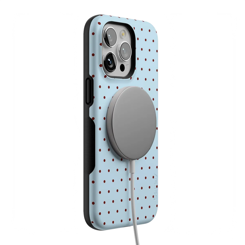 On the Dot | Blue Polka Dot Case