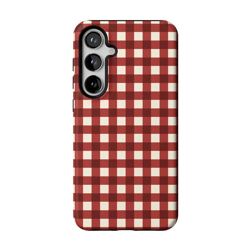 Checked Twice | Red Plaid Case