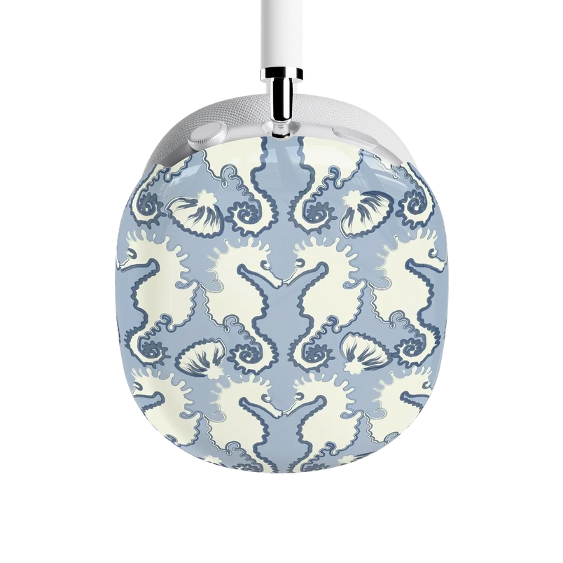 Seahorse Drift | Coastal Blues AirPods Max Case