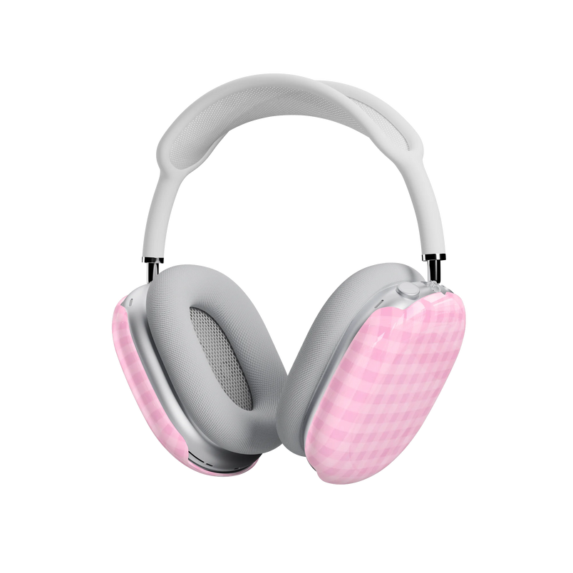 Sweet Jam | Light Pink Gingham AirPods Max Case