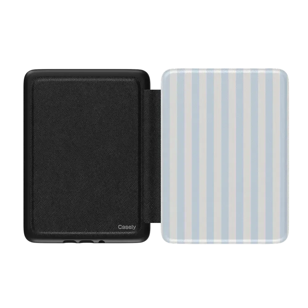 Blue Stripes Sunday Best Kindle Case