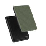 On the Dot | Olive Green Polka Dot Kindle Case