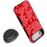 Final Rose | Red & Pink Floral Case