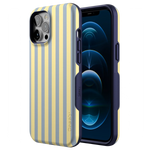 Coastline Stripes | Blue & Yellow Case