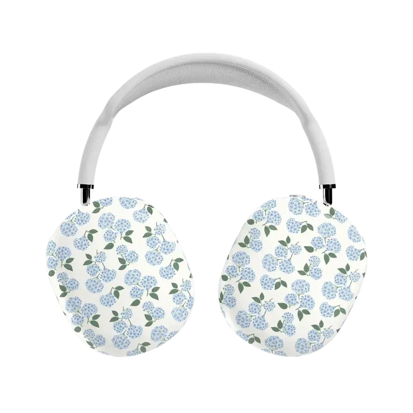 Nantucket Cottage | Blue Hydrangea AirPods Max Case AirPods Case get.casely AirPods Max 