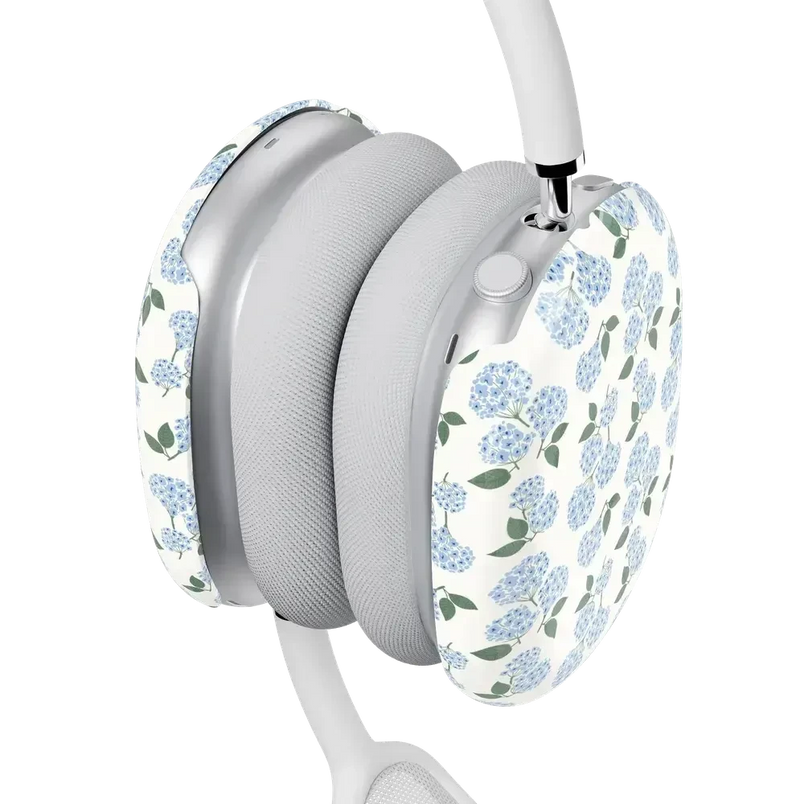 Nantucket Cottage | Blue Hydrangea AirPods Max Case AirPods Case get.casely 