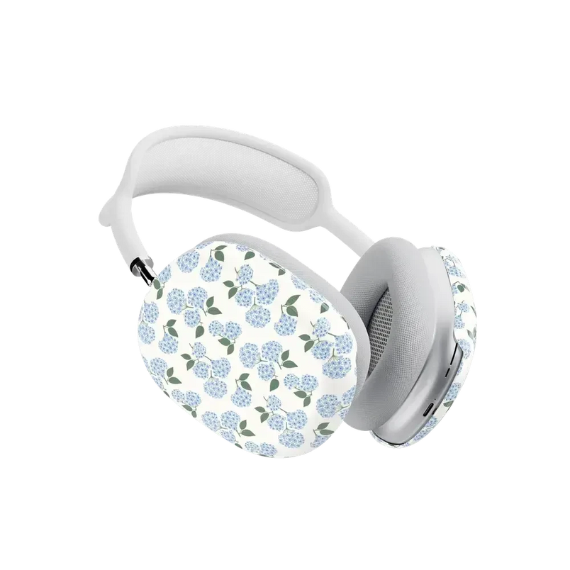 Nantucket Cottage | Blue Hydrangea AirPods Max Case AirPods Case get.casely 